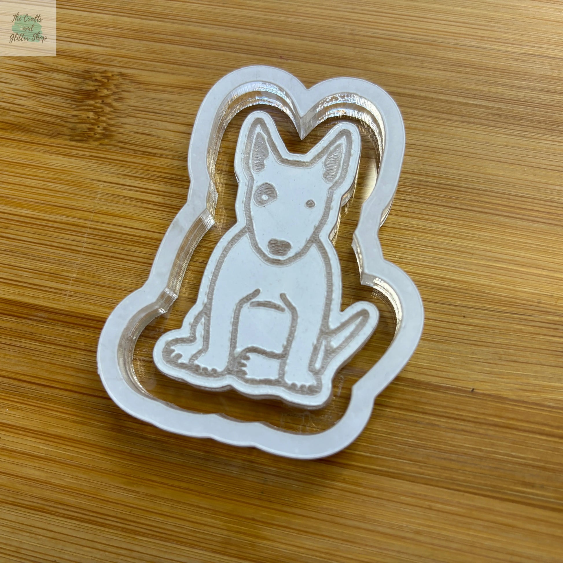English Bull Terrier Acrylic Mold Blank - The Crafts and Glitter Shop