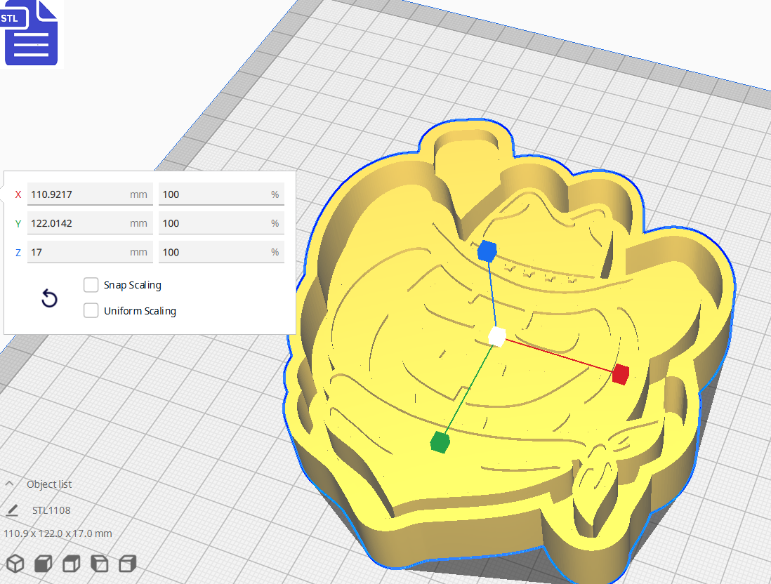 Evil Cowboy Pumpkin Silicone Mold Housing STL File