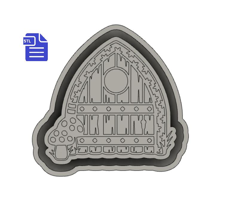 Fairy Door Silicone Mold Housing STL File