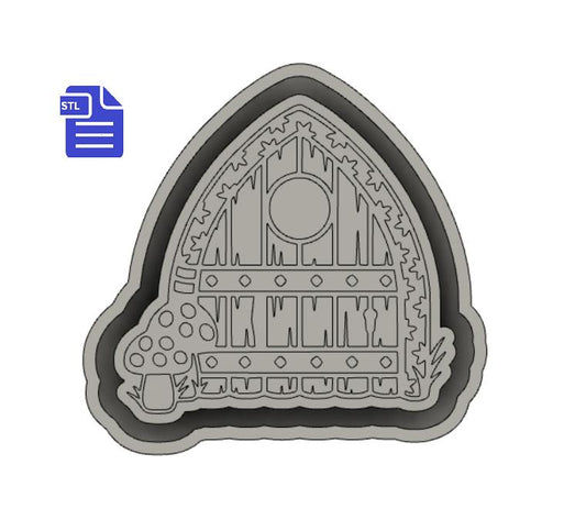 Fairy Door Silicone Mold Housing STL File