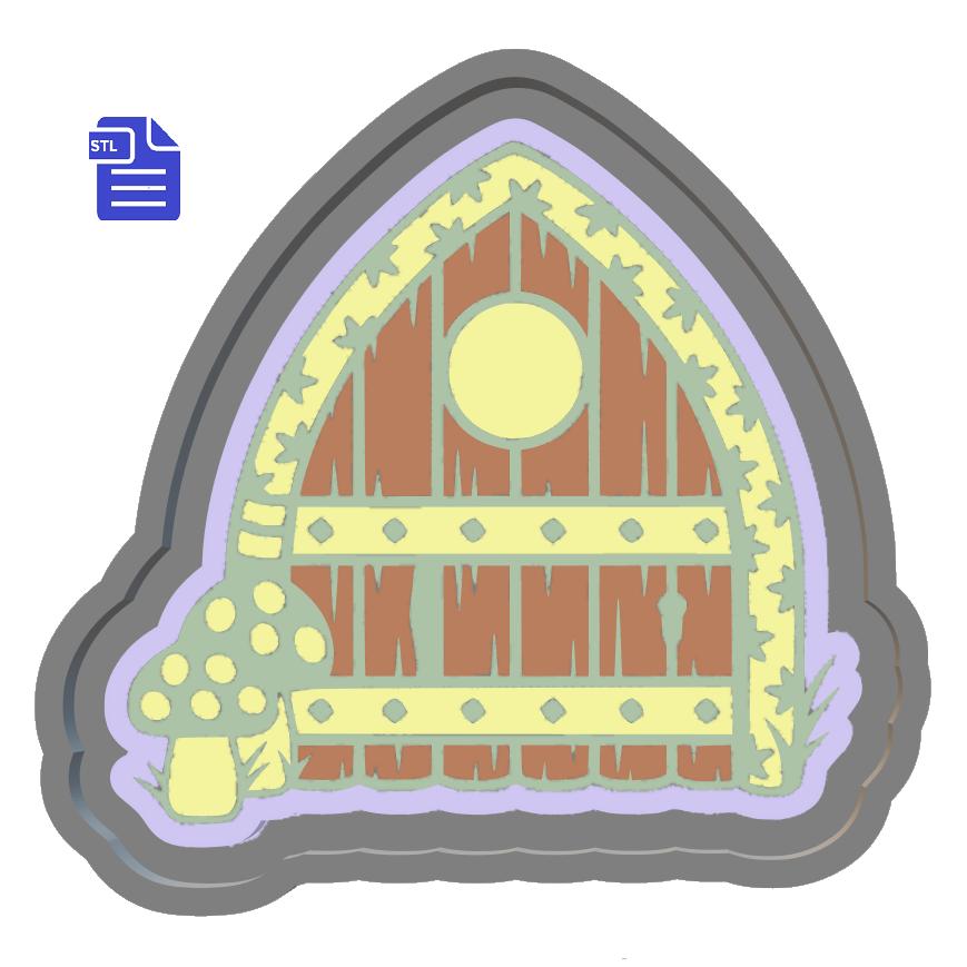 Fairy Door Silicone Mold Housing STL File