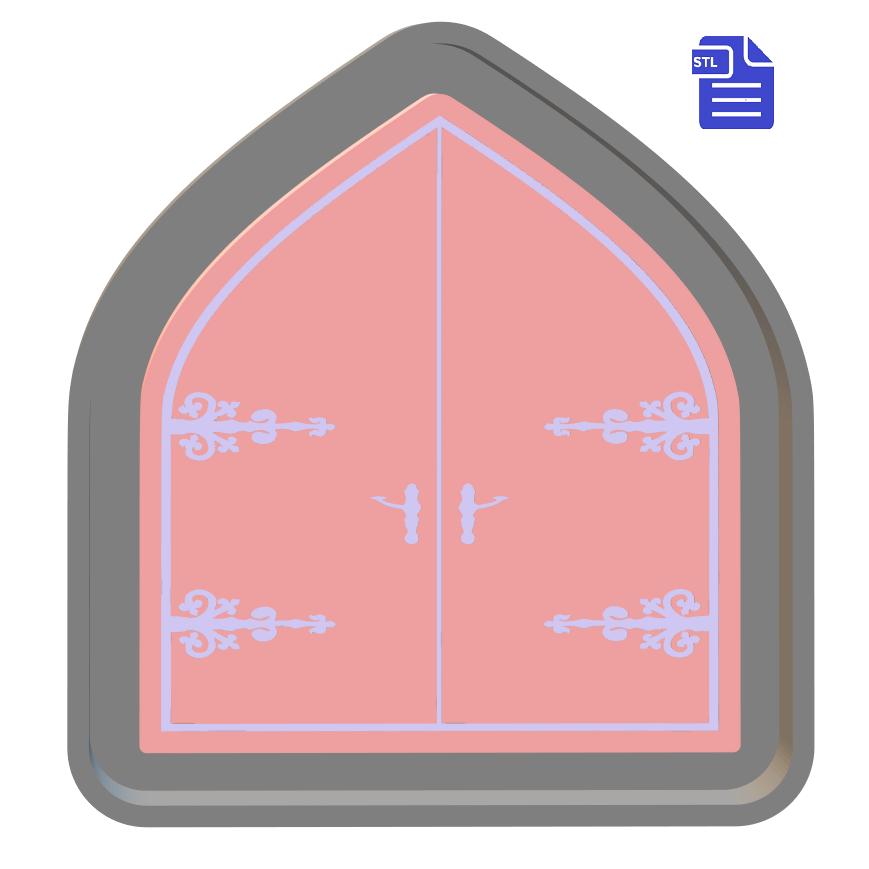 Fairy Princess Castle Door Silicone Mold Housing STL File