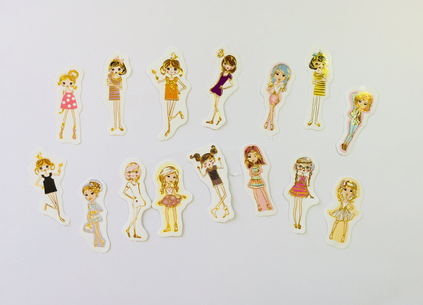 Fashion Girl Sticker Flakes Pack