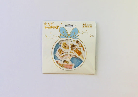 Fashion Girl Sticker Flakes Pack