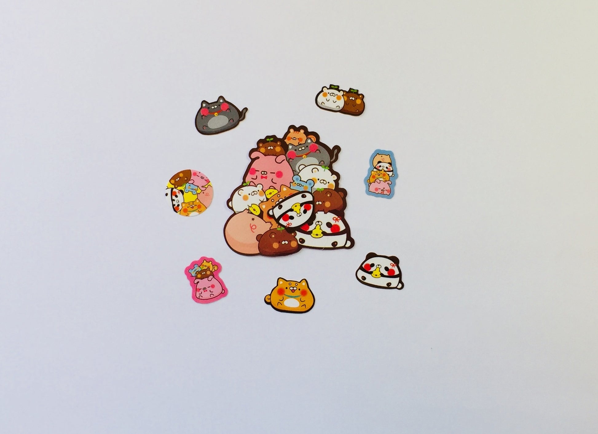 Fat Animals Sticker Flakes
