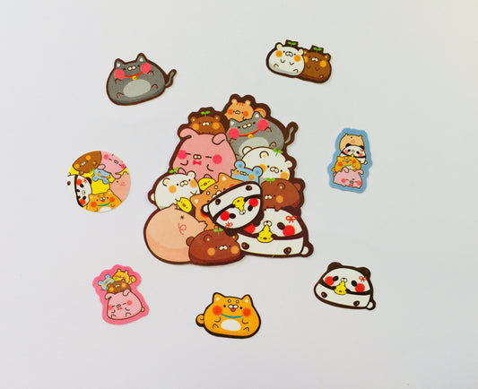 Fat Animals Sticker Flakes