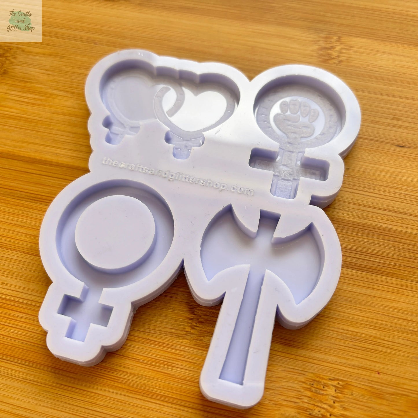 Female Feminism Lesbian Gender Symbol Silicone Mold - The Crafts and Glitter Shop