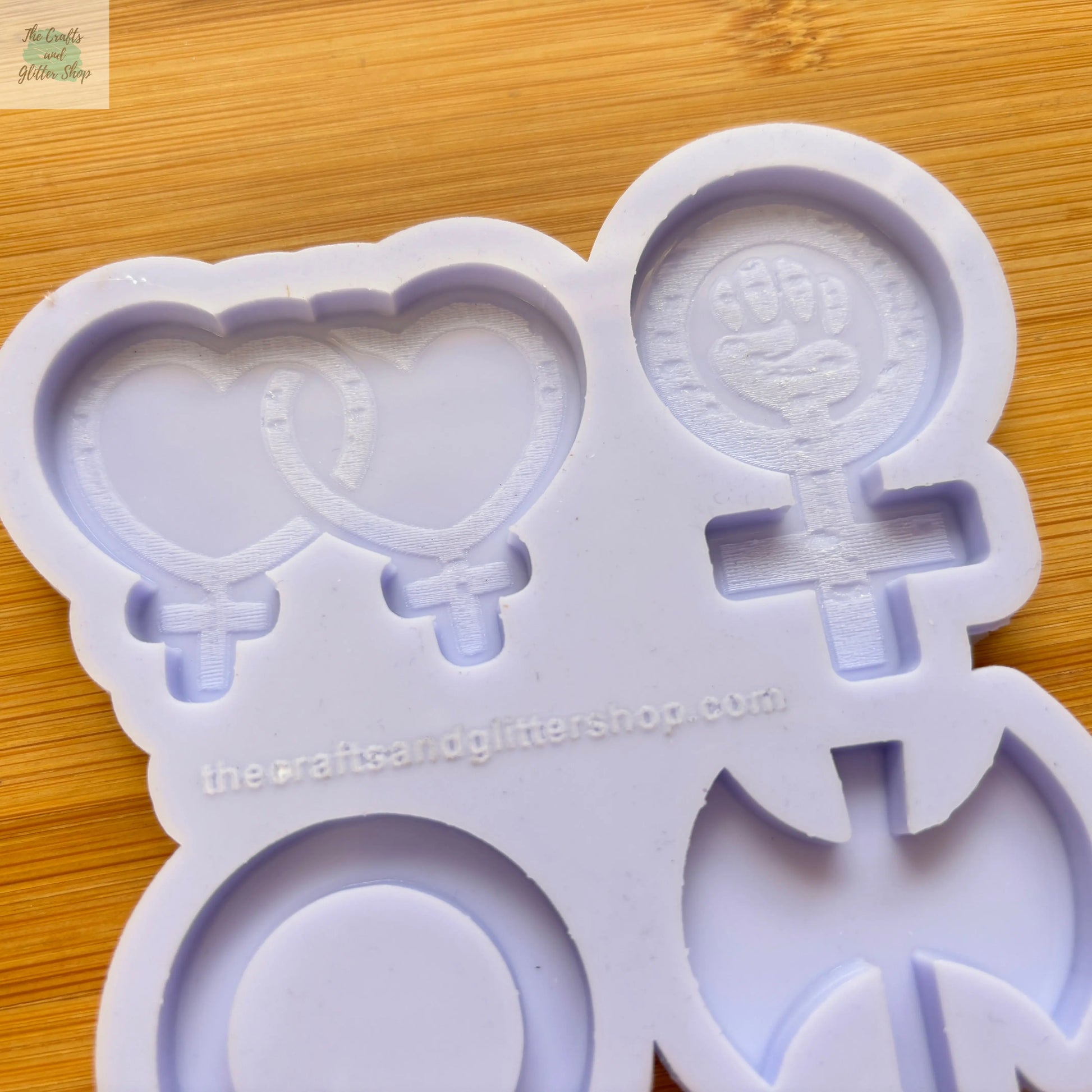 Female Feminism Lesbian Gender Symbol Silicone Mold - The Crafts and Glitter Shop