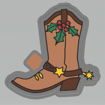 Festive Boots Silicone Mold Housing STL File