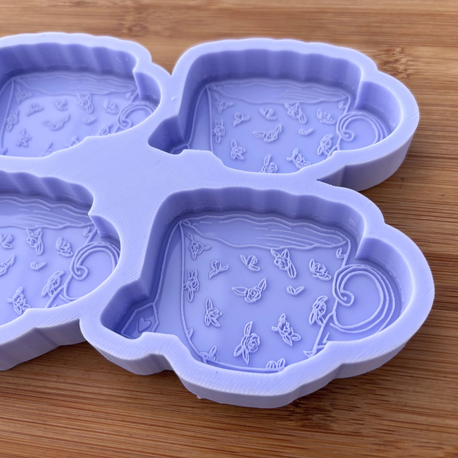 Floral Teacup Silicone Mold