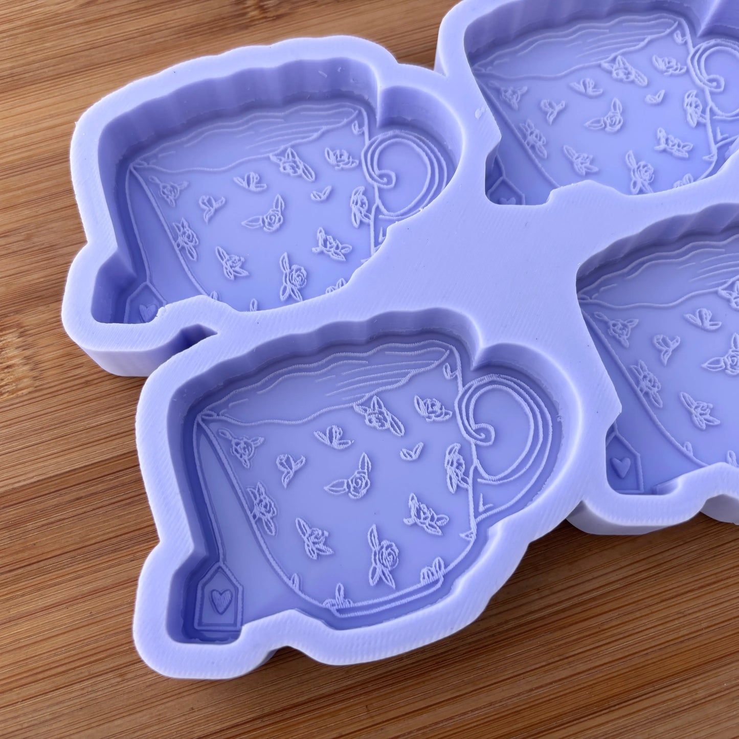 Floral Teacup Silicone Mold