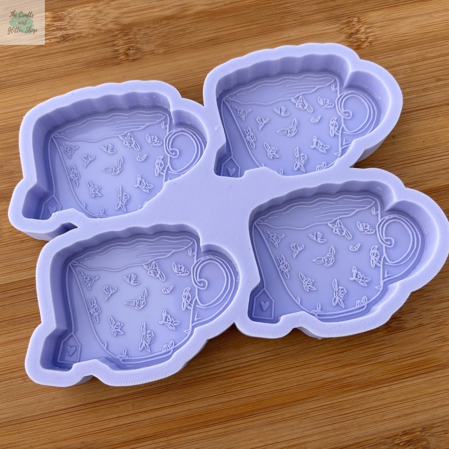 Floral Teacup Silicone Mold - The Crafts and Glitter Shop