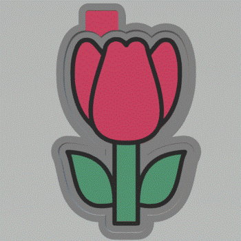 Flower Silicone Mold Housing STL File