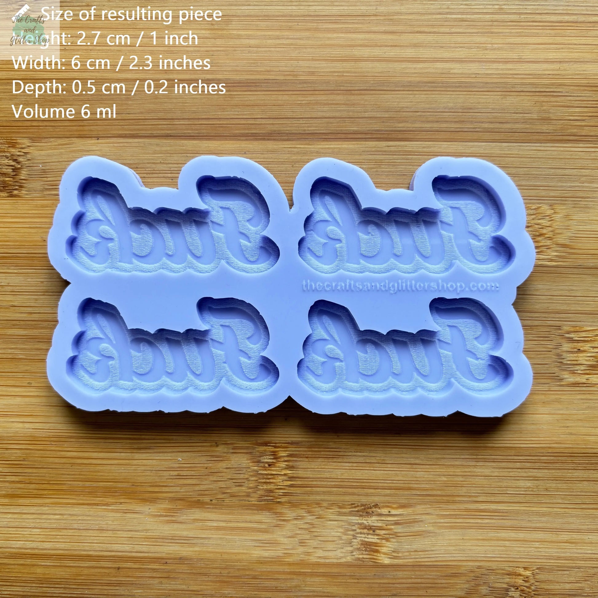 Fuck Silicone Mold - The Crafts and Glitter Shop