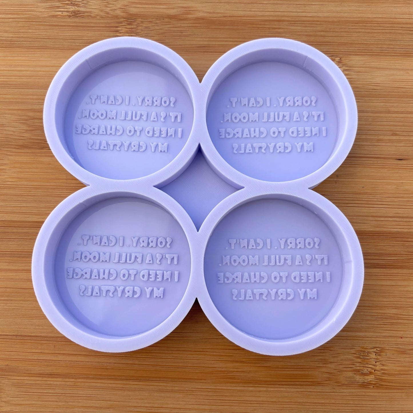 Funny Full Moon Silicone Mold