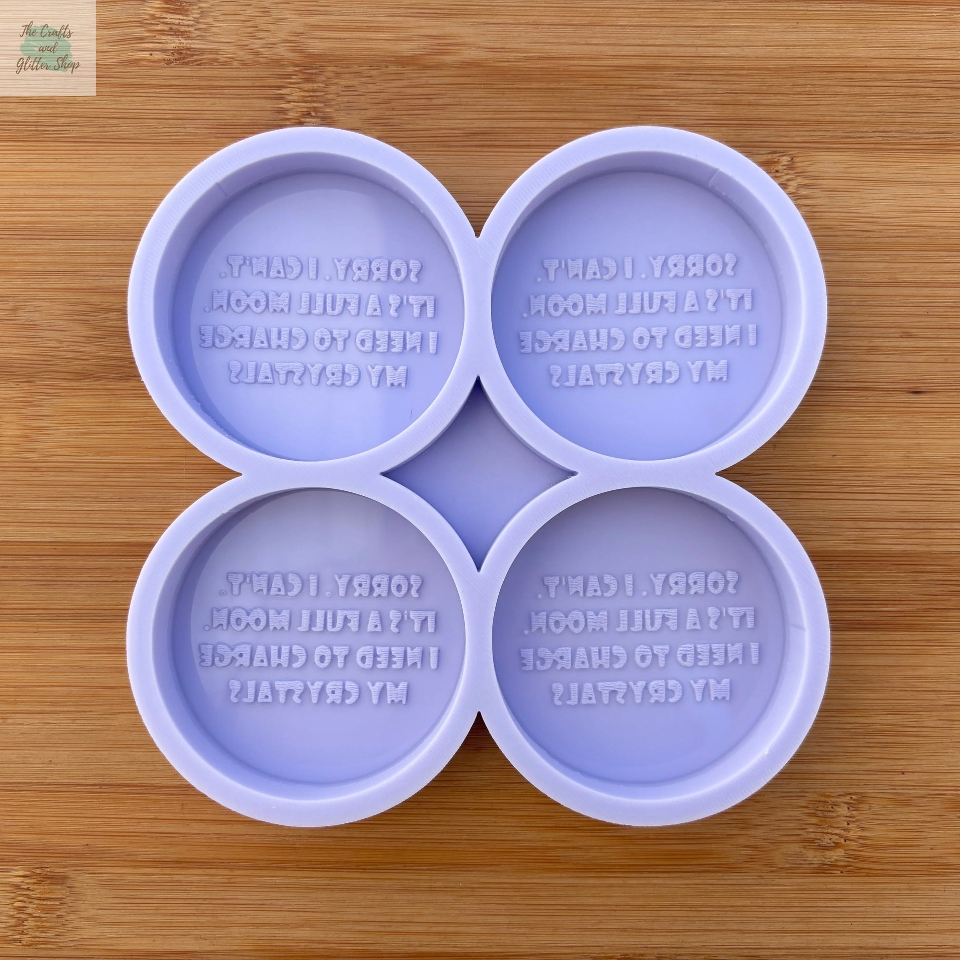 Funny Full Moon Silicone Mold