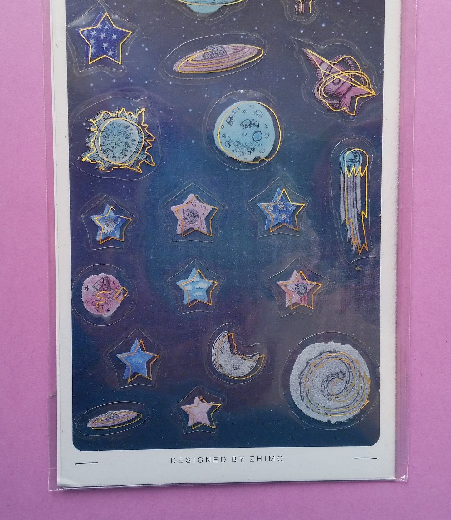 Galaxy & Planets Stickers