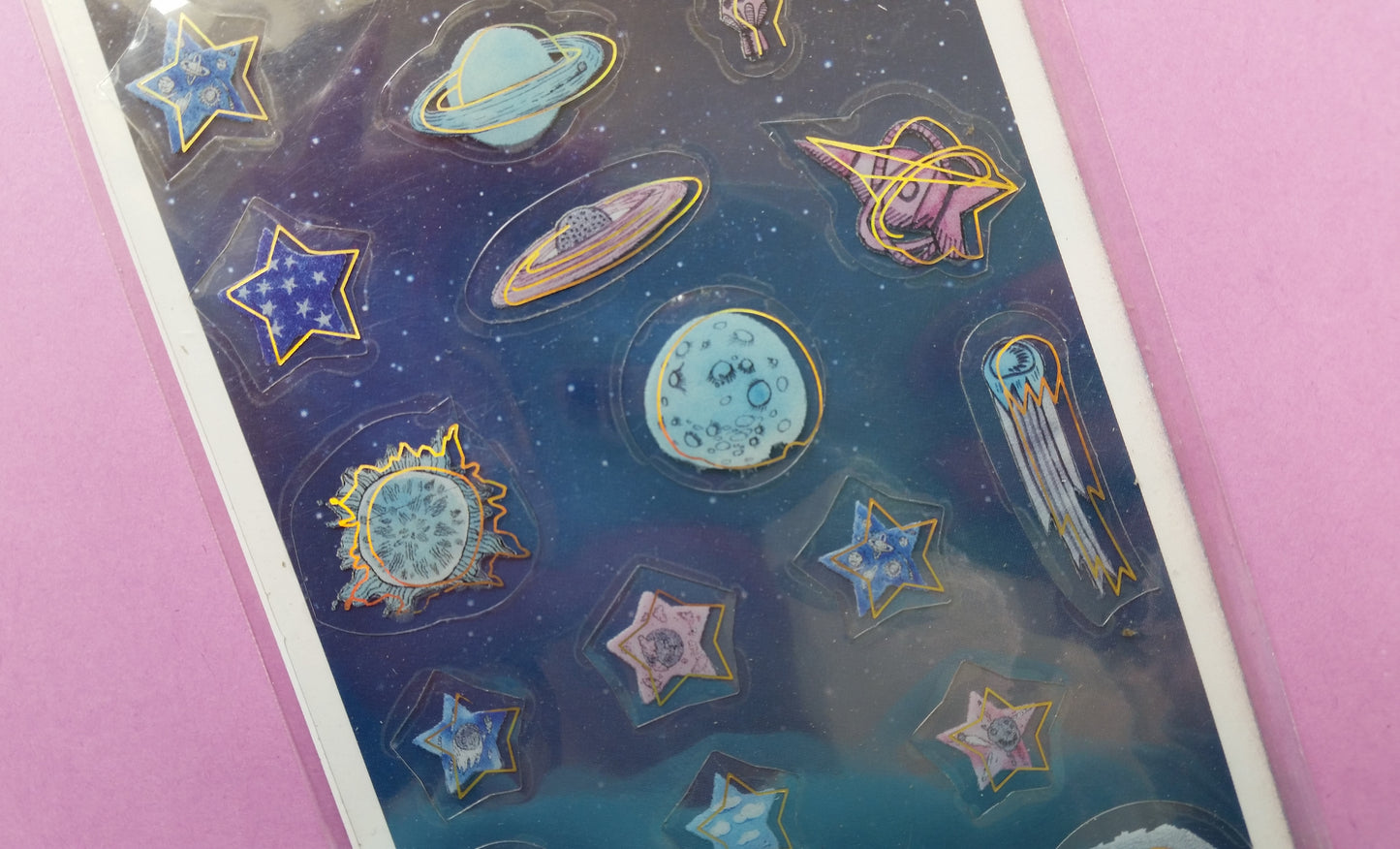 Galaxy & Planets Stickers