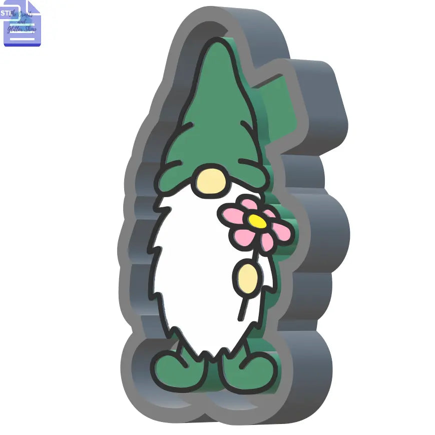 Garden Gnome Silicone Mold Housing STL File