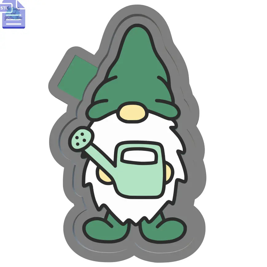 Garden Gnome Silicone Mold Housing STL File