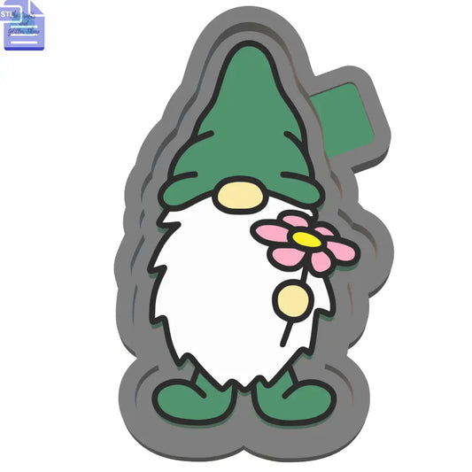 Garden Gnome Silicone Mold Housing STL File