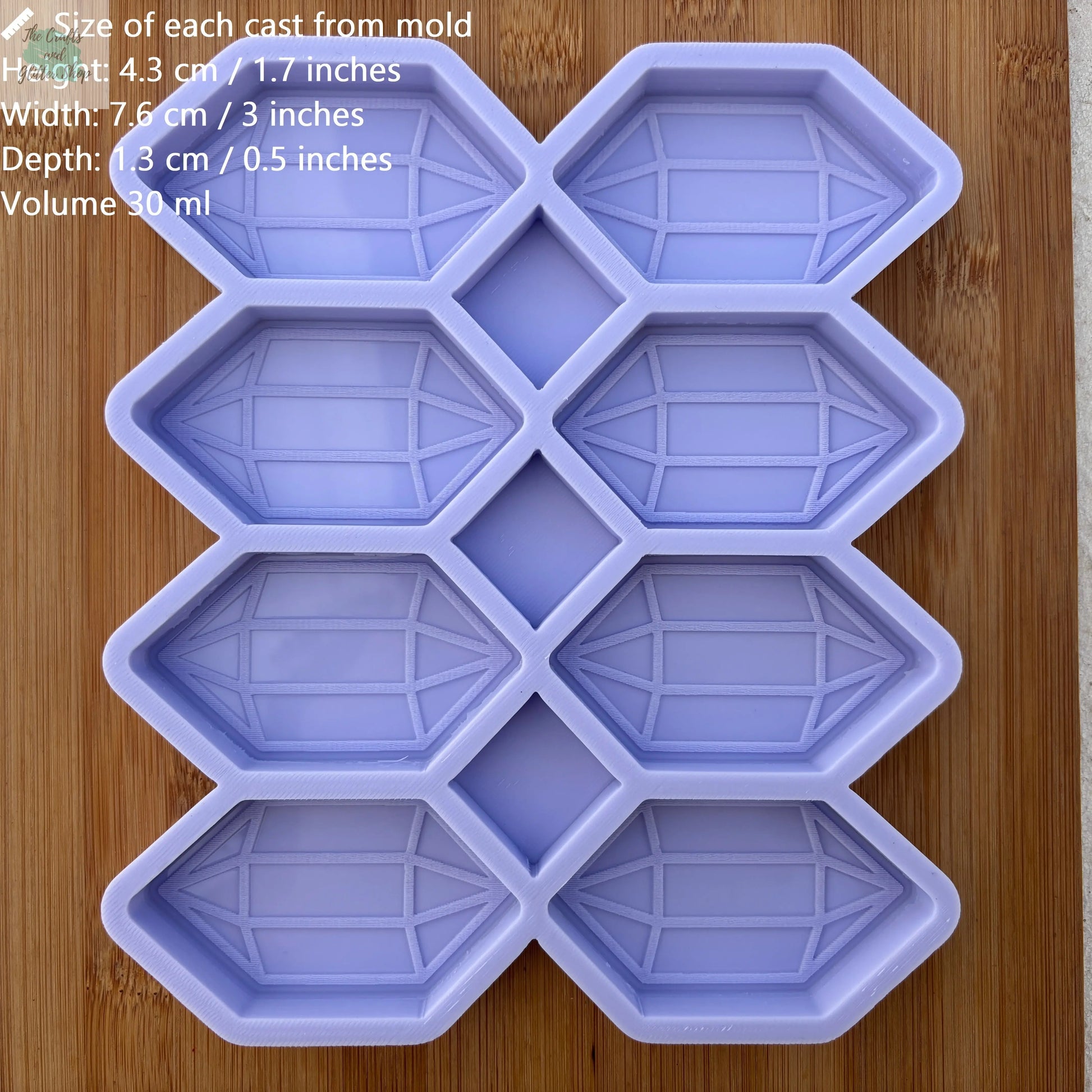 Gem Silicone Mold - The Crafts and Glitter Shop