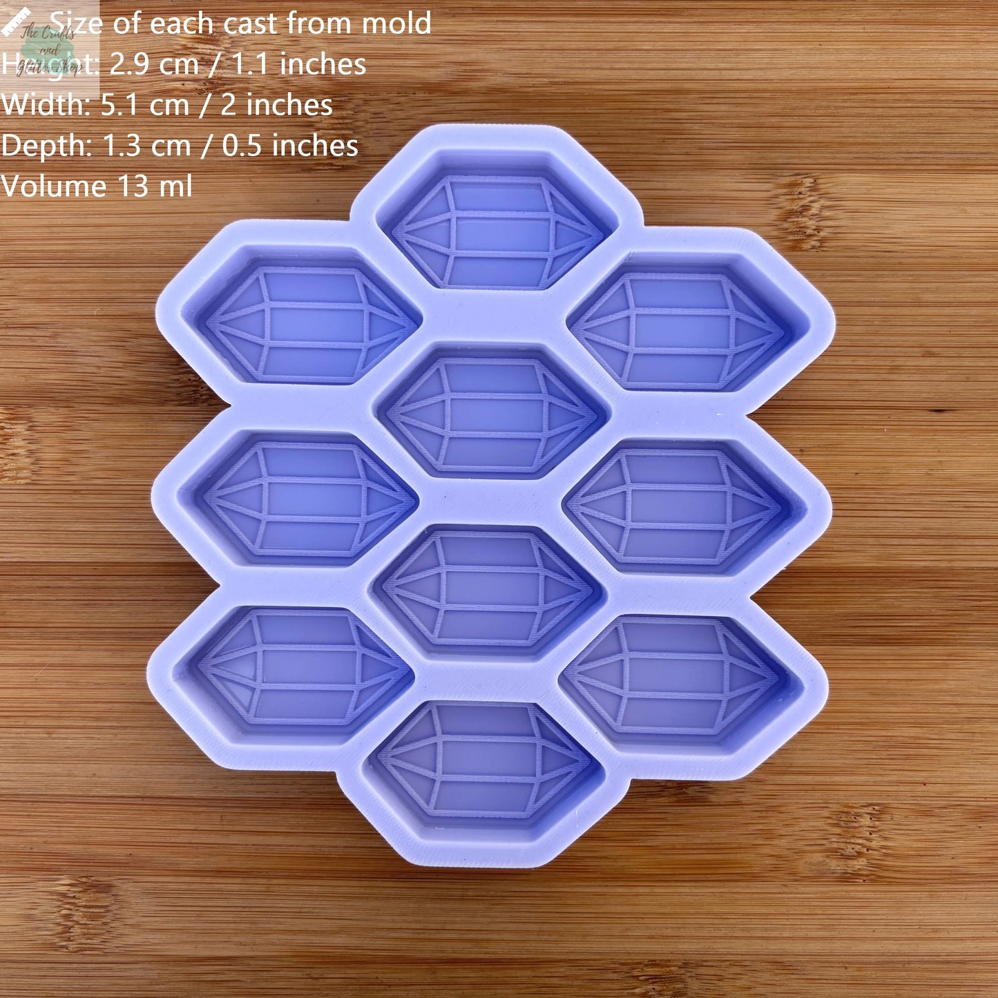 Gem Silicone Mold - The Crafts and Glitter Shop