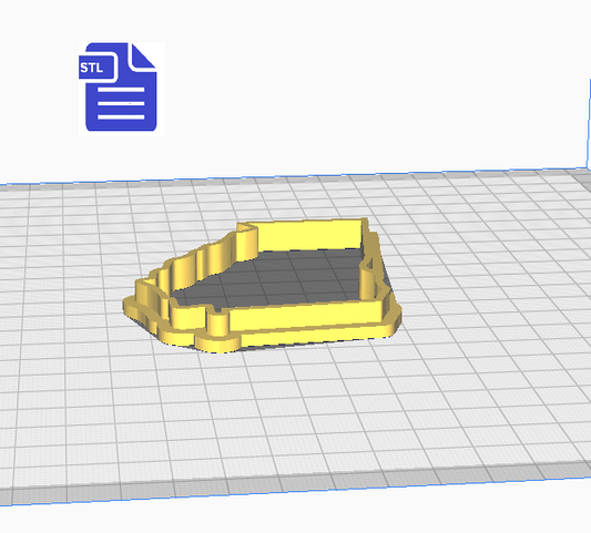 Georgia State Cookie Cutter STL File