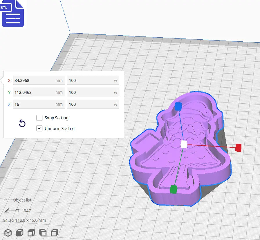 Gnome Toadstool Silicone Mold Housing STL File