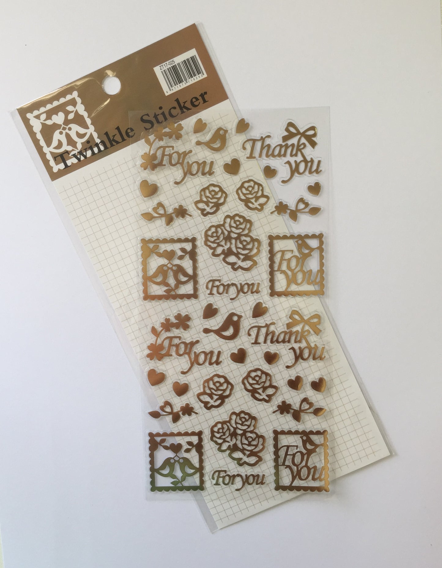 Gold Foil Stickers