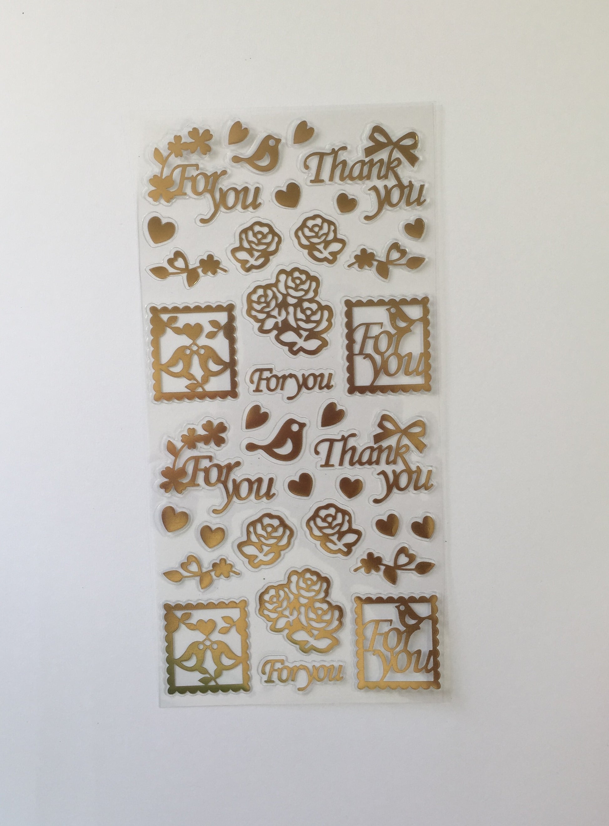 Gold Foil Stickers
