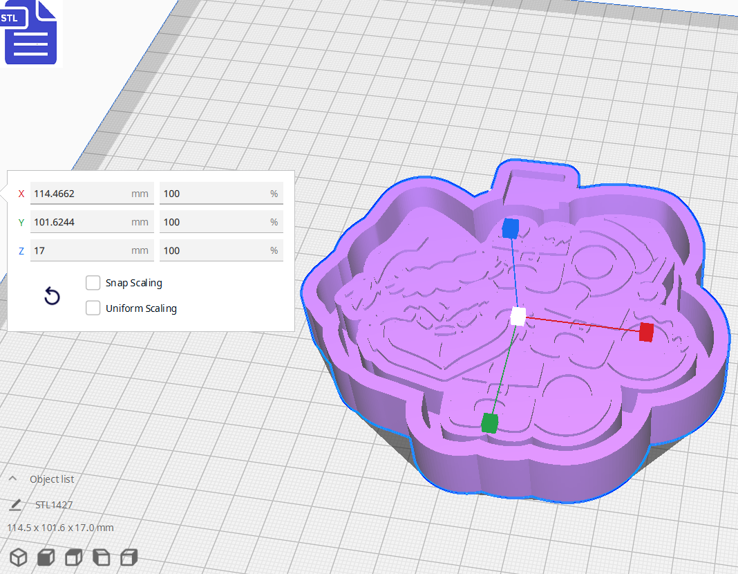 Grinch Ho Ho Ho Silicone Mold Housing STL File