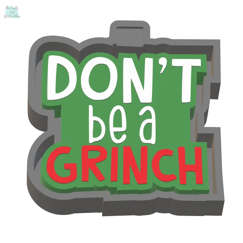 Grinch Silicone Mold Housing STL File