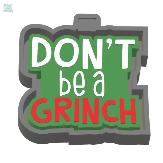 Grinch Silicone Mold Housing STL File