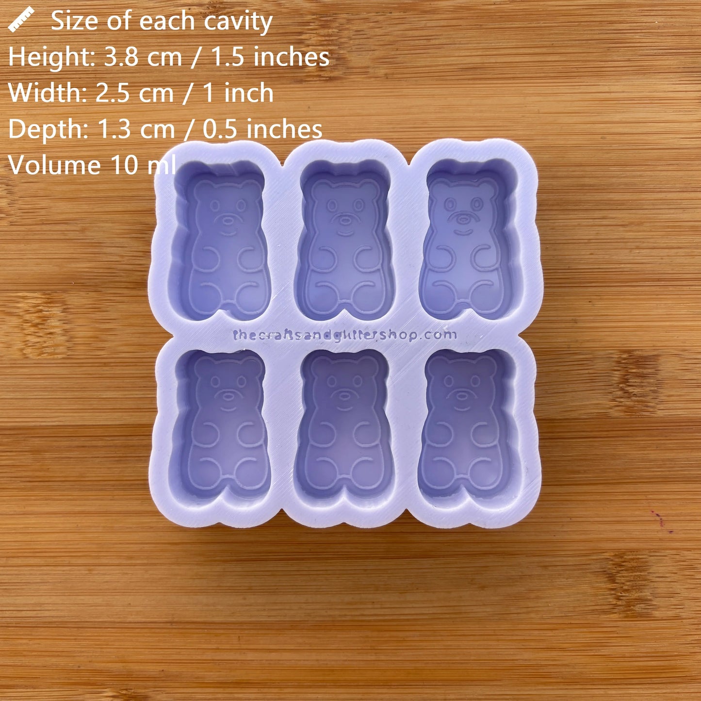 Gummy Bear Silicone Mold - The Crafts and Glitter Shop