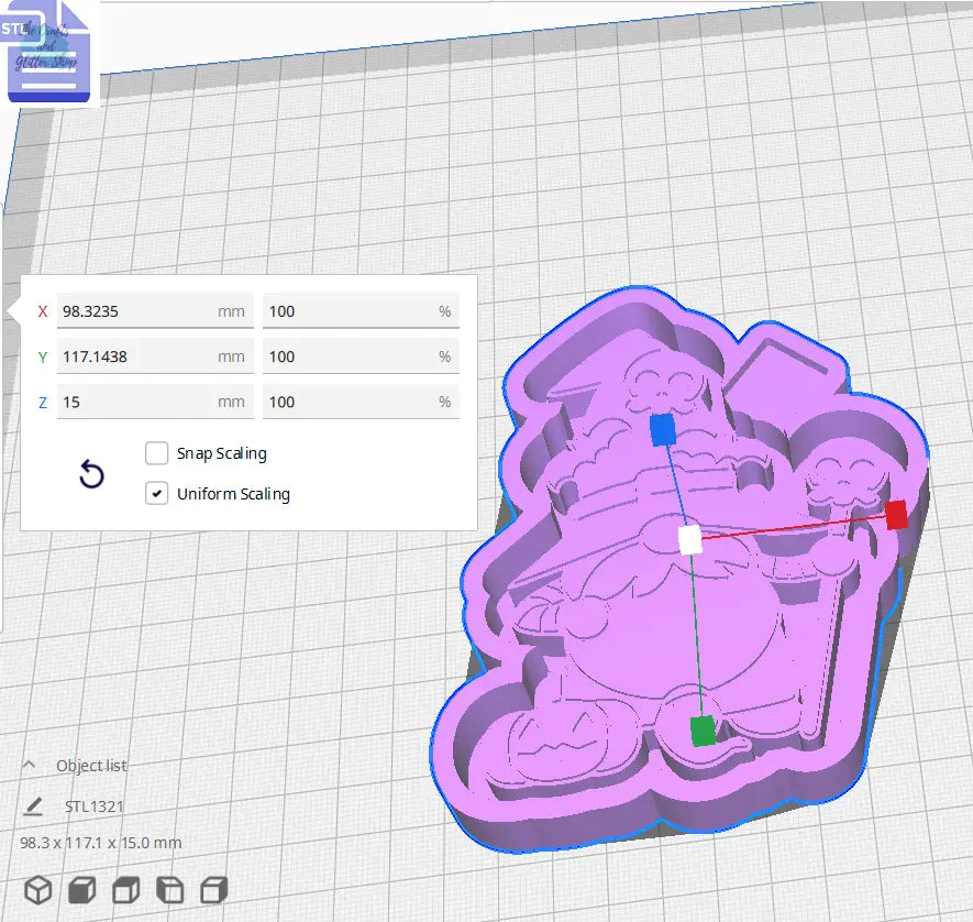 Halloween Gnome Silicone Mold Housing STL File