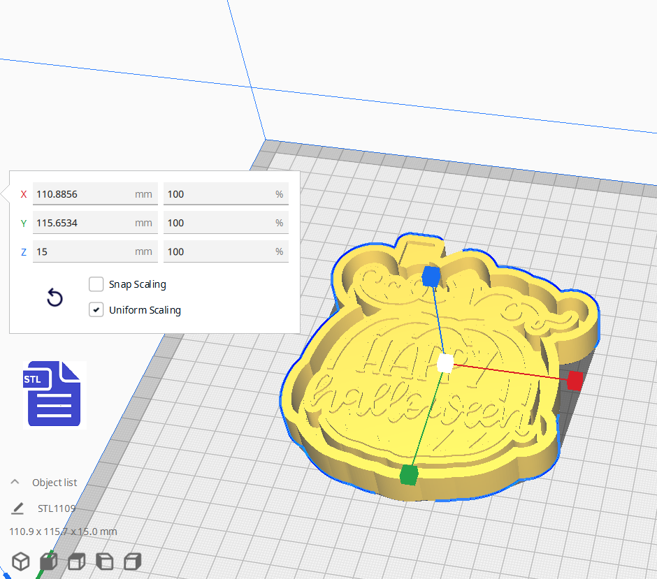 Happy Halloween Pumpkin Silicone Mold Housing STL File