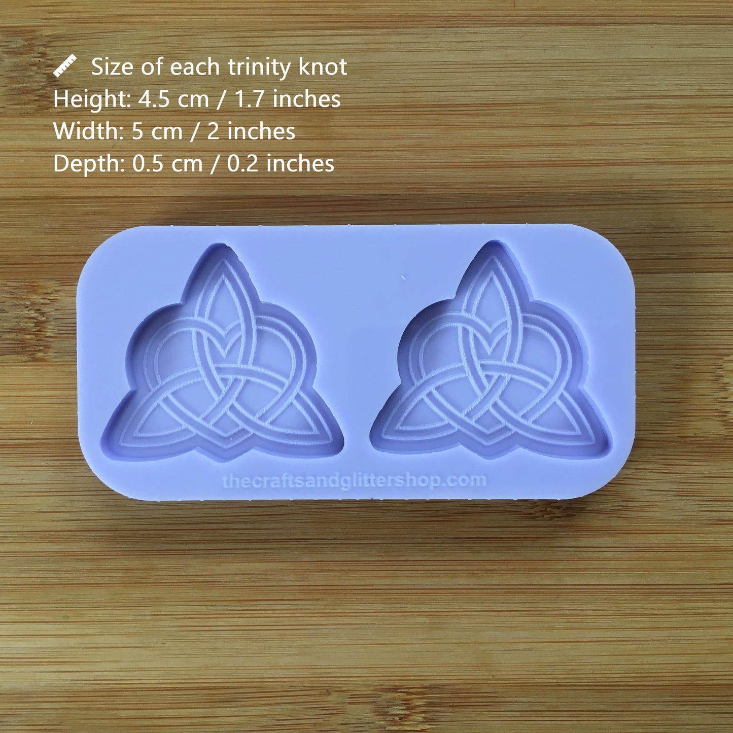 Heart Trinity Knot Silicone Mold