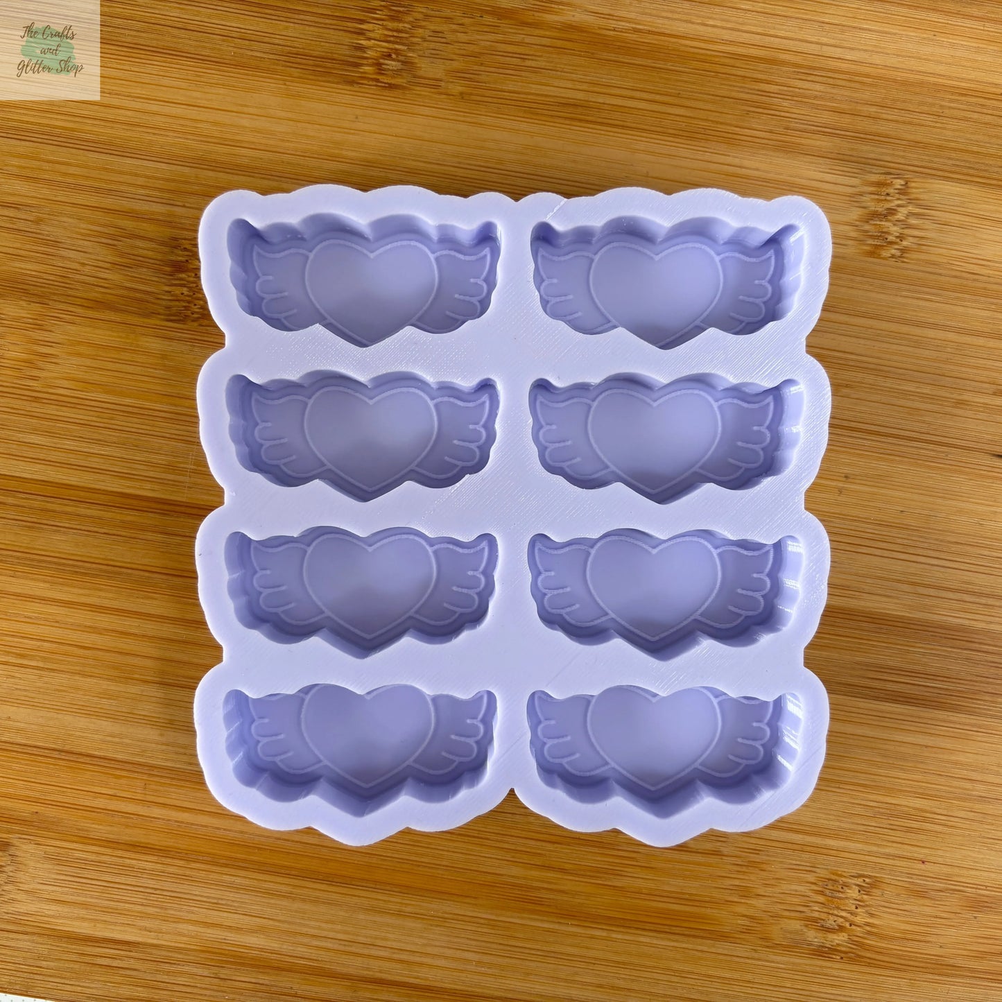 Heart with Wings Silicone Mold - The Crafts and Glitter Shop