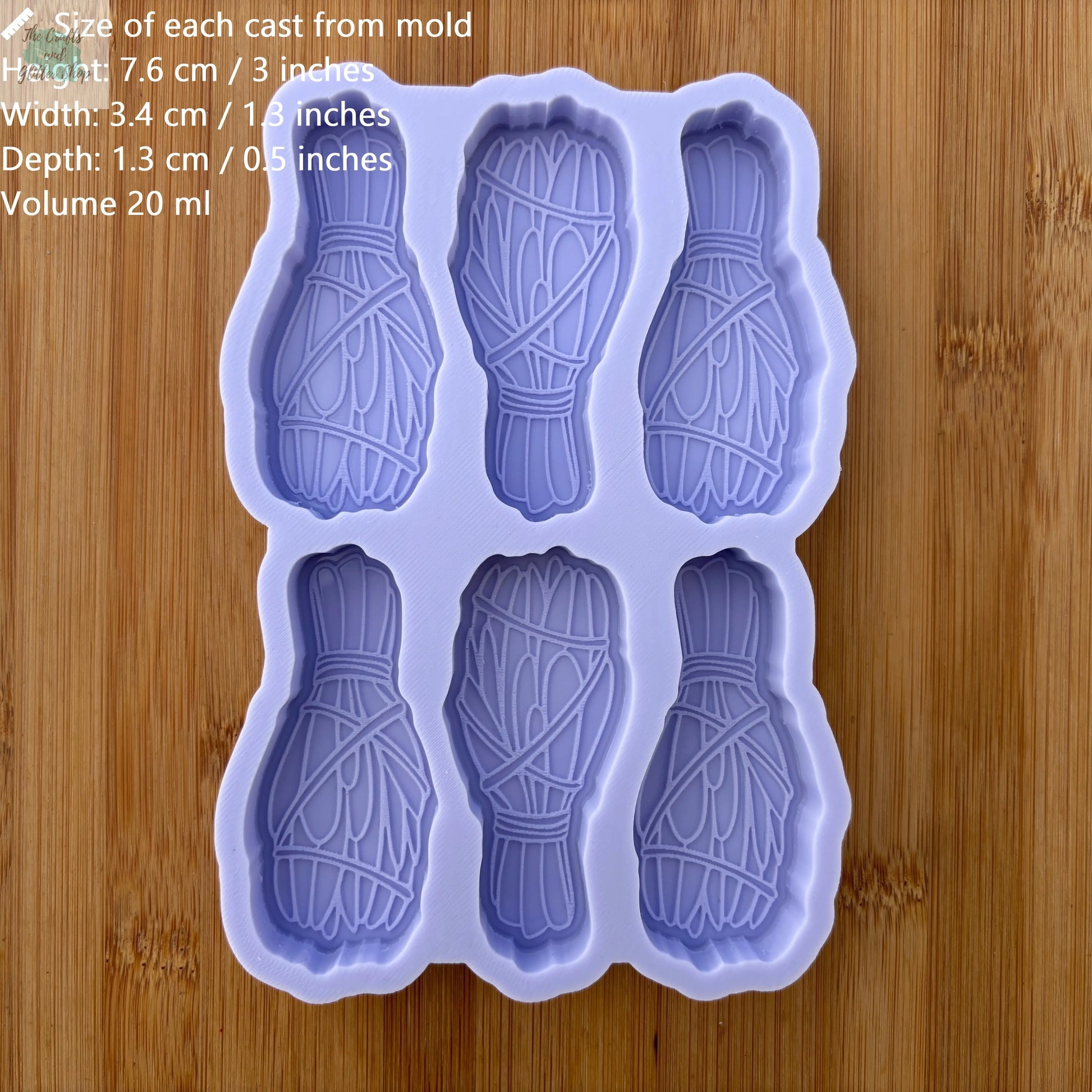 Herb Bundle Silicone Mold - The Crafts and Glitter Shop