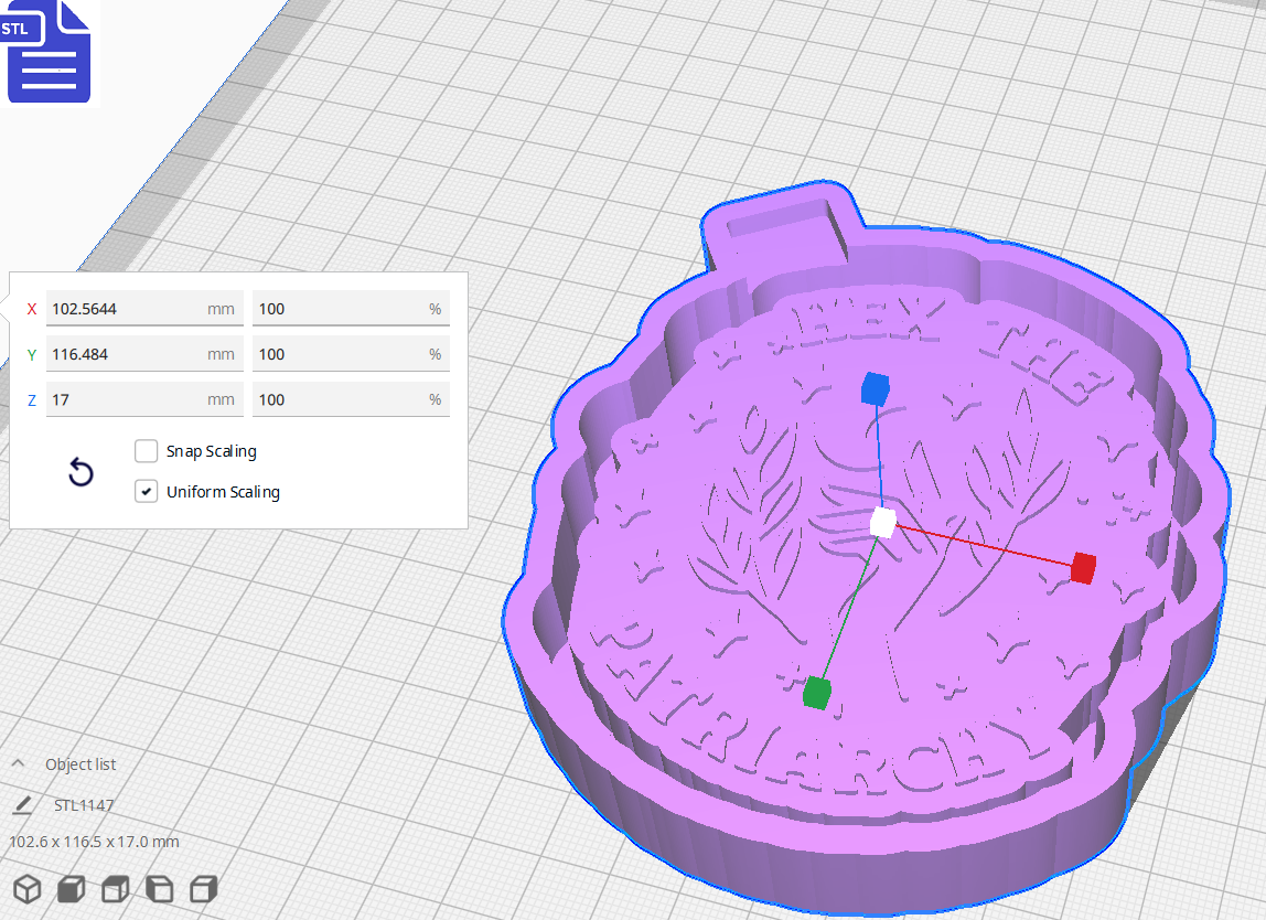 Hex the Patriarchy Silicone Mold Housing STL File