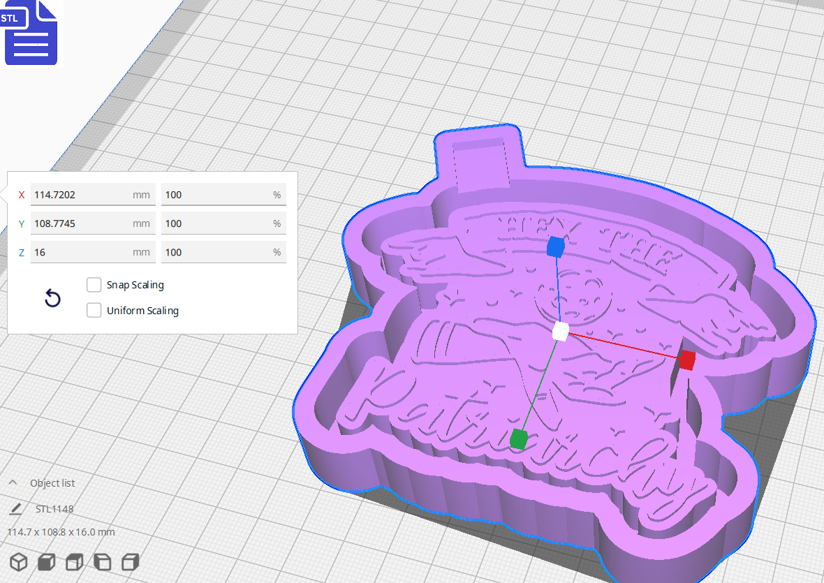Hex the Patriarchy Silicone Mold Housing STL File