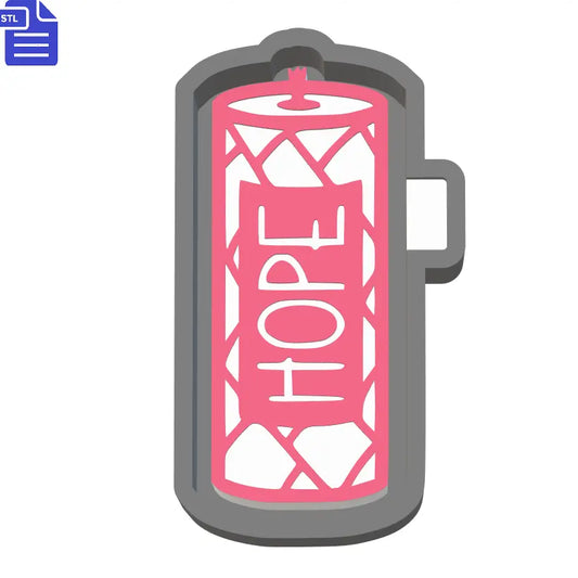 Hope Pillar Candle Silicone Mold Housing STL File - The Crafts and Glitter Shop