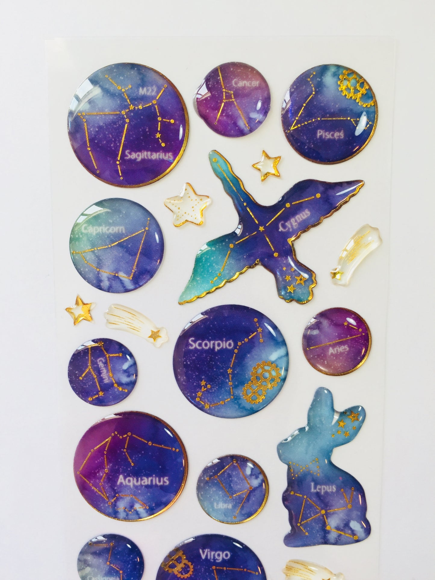 Horoscope Epoxy Stickers