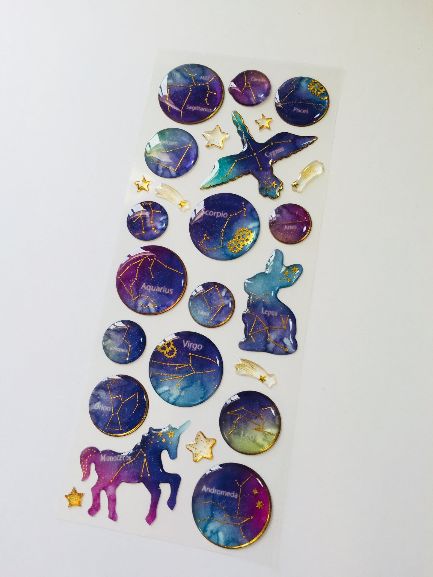 Horoscope Epoxy Stickers