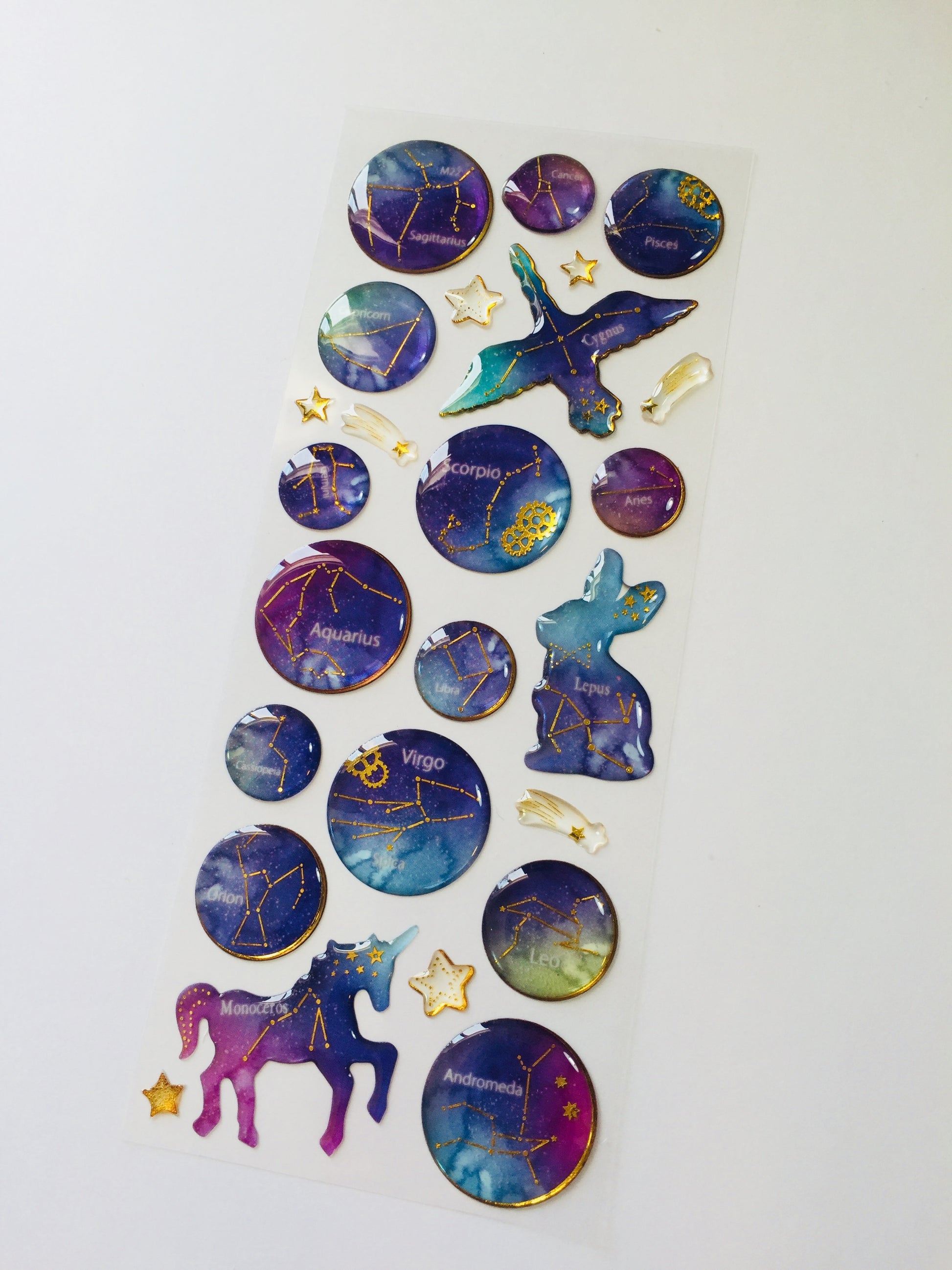 Horoscope Epoxy Stickers