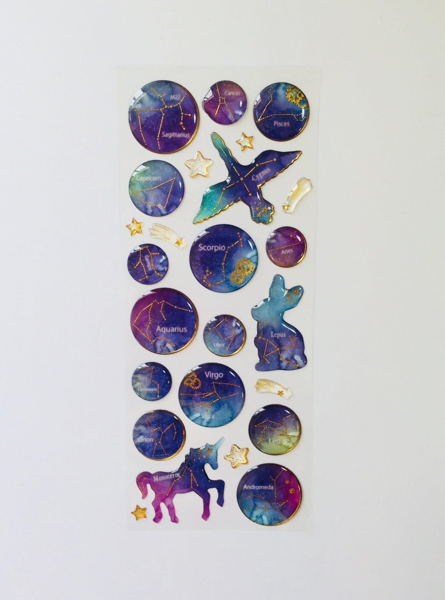 Horoscope Epoxy Stickers