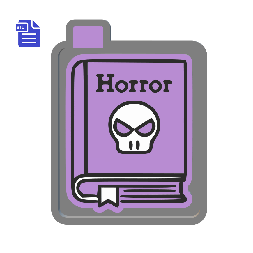 Horror Book Club Silicone Mold Housing STL File