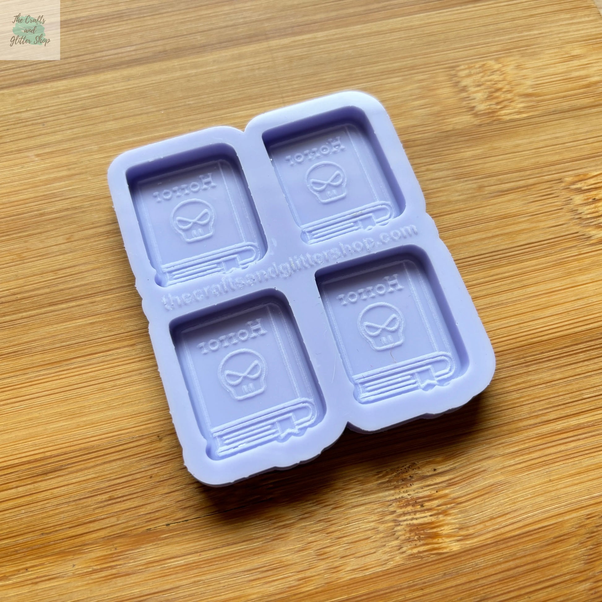 Horror Book Silicone Mold - The Crafts and Glitter Shop