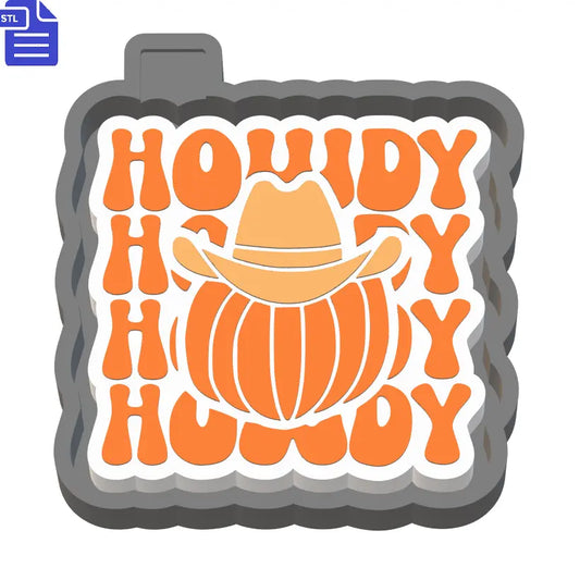 Howdy Pumpkin Silicone Mold Housing STL File - The Crafts and Glitter Shop